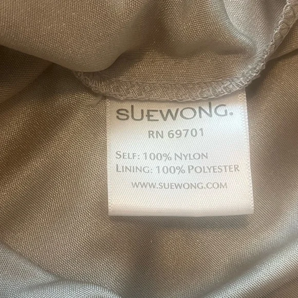 Sue Wong Nocturne Lace Beaded Sequined Sleeveless Cocktail Sheath Dress 4 - Picture 6 of 10